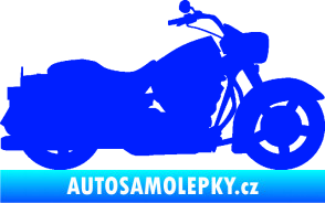 Samolepka Motorka 045 pravá Harley Davidson modrá dynamic