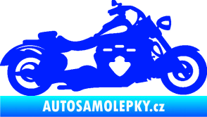Samolepka Motorka 056 pravá modrá dynamic