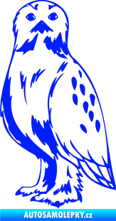 Samolepka Predators 061 levá sova modrá dynamic