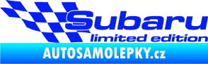Samolepka Subaru limited edition levá modrá dynamic