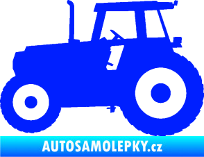 Samolepka Traktor 001 levá modrá dynamic