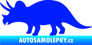 Samolepka Triceratops 001 levá modrá dynamic