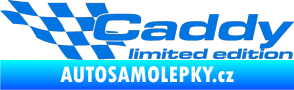 Samolepka Caddy limited edition levá modrá oceán