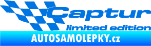 Samolepka Captur limited edition levá modrá oceán