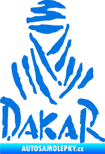 Samolepka Dakar 001 modrá oceán