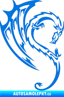 Samolepka Dragon 043 pravá modrá oceán