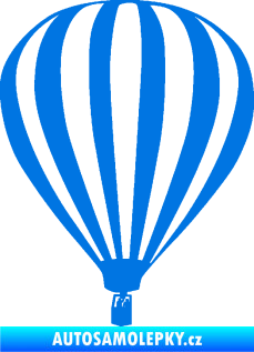 Samolepka Horkovzdušný balón 001  modrá oceán