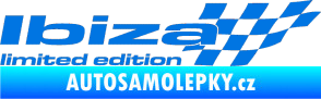 Samolepka Ibiza limited edition pravá modrá oceán