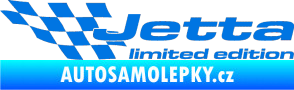 Samolepka Jetta limited edition levá modrá oceán