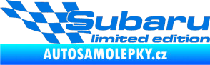 Samolepka Subaru limited edition levá modrá oceán