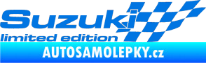 Samolepka Suzuki limited edition pravá modrá oceán