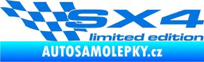 Samolepka SX4 limited edition levá modrá oceán