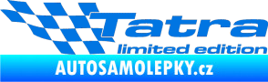 Samolepka Tatra limited edition levá modrá oceán