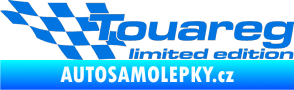 Samolepka Touareg limited edition levá modrá oceán