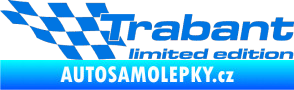 Samolepka Trabant limited edition levá modrá oceán
