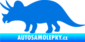 Samolepka Triceratops 001 levá modrá oceán
