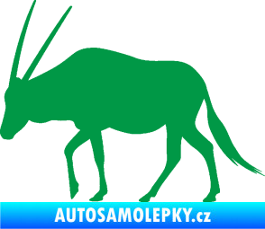 Samolepka Antilopa 001 levá zelená