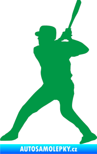 Samolepka Baseball 003 levá zelená