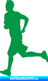 Samolepka Běžec 001 levá zelená