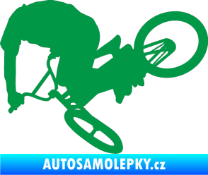 Samolepka Biker 001 levá zelená