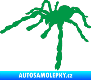 Samolepka Pavouk 013 - levá zelená