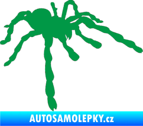 Samolepka Pavouk 013 - pravá zelená
