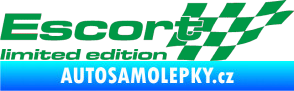 Samolepka Escort limited edition pravá zelená