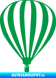 Samolepka Horkovzdušný balón 001  zelená