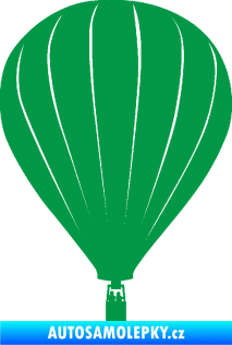 Samolepka Horkovzdušný balón 002 zelená