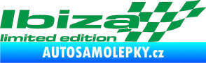 Samolepka Ibiza limited edition pravá zelená