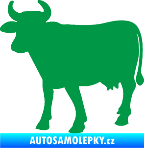 Samolepka Kráva 002 levá zelená