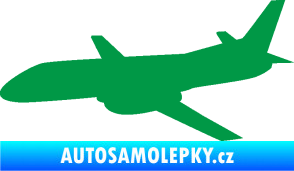 Samolepka Letadlo 004 levá zelená