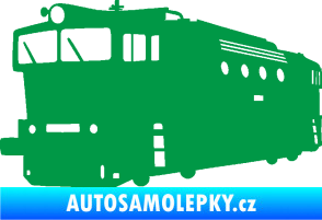 Samolepka Lokomotiva 001 levá zelená