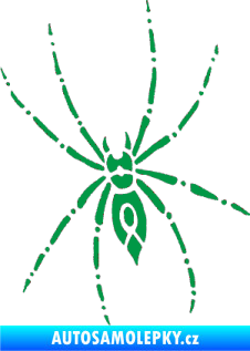Samolepka Pavouk 011 levá zelená