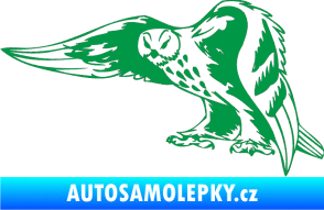 Samolepka Predators 094 levá sova zelená