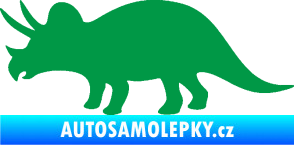 Samolepka Triceratops 001 levá zelená