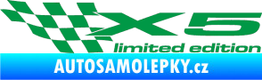 Samolepka X5 limited edition levá zelená