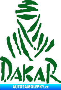 Samolepka Dakar 001 tmavě zelená