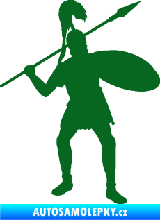 Samolepka Římský voják pravá tmavě zelená
