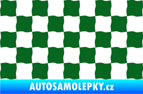 Samolepka Šachovnice 004 tmavě zelená