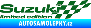Samolepka Suzuki limited edition pravá tmavě zelená