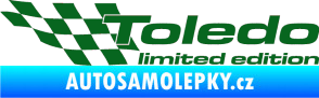 Samolepka Toledo limited edition levá tmavě zelená
