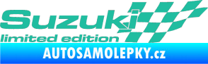 Samolepka Suzuki limited edition pravá tyrkysová