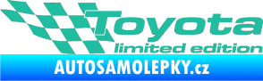 Samolepka Toyota limited edition levá tyrkysová