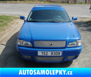 Samolepka Audi 80 starší - přední střední modrá