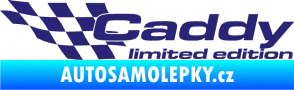 Samolepka Caddy limited edition levá střední modrá