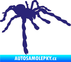 Samolepka Pavouk 013 - pravá střední modrá
