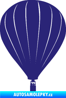 Samolepka Horkovzdušný balón 002 střední modrá