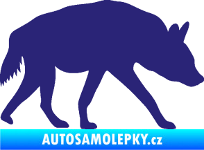 Samolepka Hyena 001 pravá střední modrá