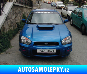Samolepka Subaru Impreza - přední střední modrá